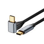 適用於 Steam Deck 第二代 100W USB-C/Type-C 公對公立體彎曲數據線，長度 0.5m、1m、1.5m、2m、3m