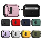 Eagle 防震耳機保護套附開關，適用於 AirPods Pro 3、AirPods Pro 2、AirPods 3、AirPods Pro、AirPods 1 / 2