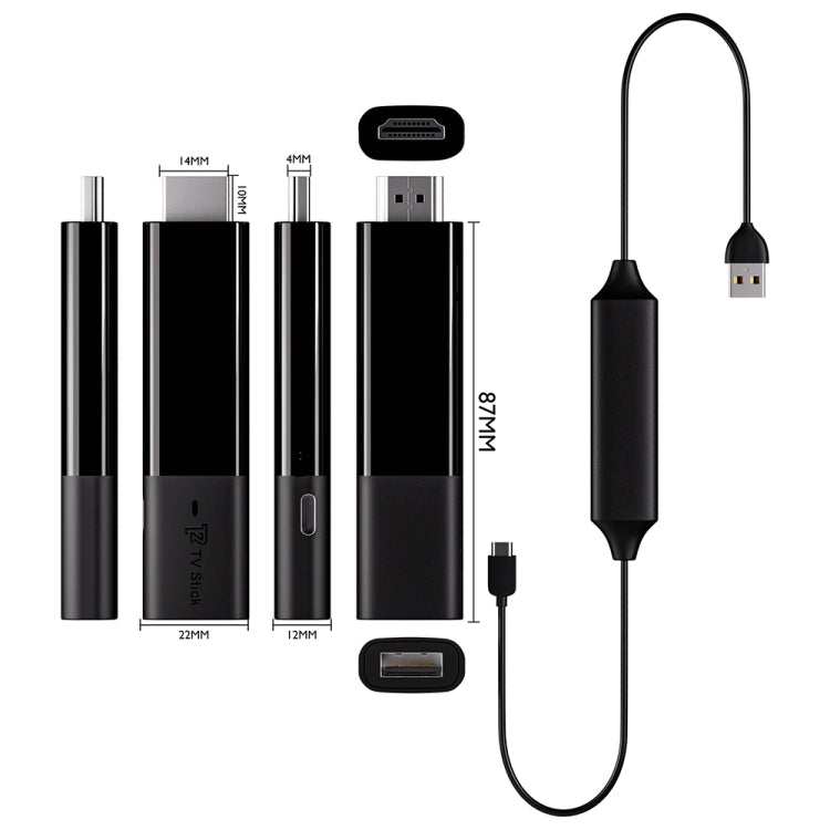 T2 Android 11 4K 高清智能電視盒電視棒電視棒 Cor-tex A35 2GB+16GB，歐規插頭，美規插頭，英規插頭，澳規插頭