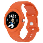 皮革紋理矽膠一體成型錶帶，適用於 Google Pixel Watch