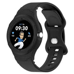 皮革紋理矽膠一體成型錶帶，適用於 Google Pixel Watch