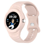 皮革紋理矽膠一體成型錶帶，適用於 Google Pixel Watch
