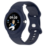 皮革紋理矽膠一體成型錶帶，適用於 Google Pixel Watch
