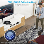 USB 3.0公對母數據同步超高速延長線，長度：10m，10m