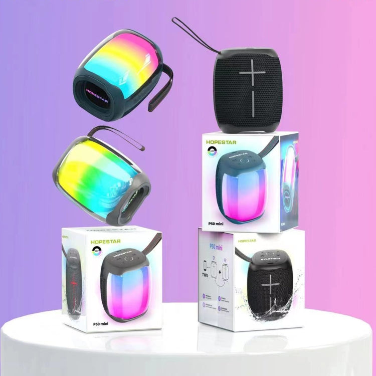 HOPESTAR P50 mini 戶外 RGB 燈防水藍牙喇叭，P50 mini