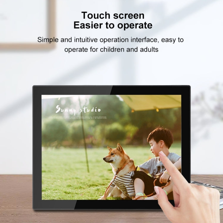 15 吋 IPS 顯示 WiFi 雲端相框，RK3126C 四核心最高 1.5GHz，Android 6.0，1GB+16GB，澳規插頭、美規插頭、歐規插頭、英規插頭