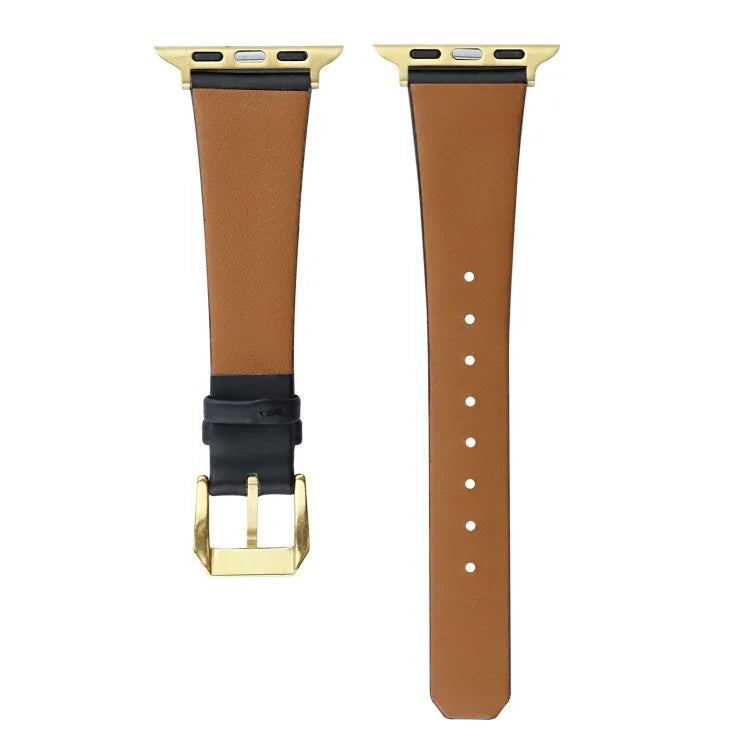 絲質皮革錶帶，適用於 Apple Watch Series 8&7 41mm / SE 2&6&SE&5&4 40mm，適用於 Apple Watch Ultra 49mm / Series 8&7 45mm / SE 2&6&SE&5&4 44mm