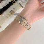 絲質皮革錶帶，適用於 Apple Watch Series 8&7 41mm / SE 2&6&SE&5&4 40mm，適用於 Apple Watch Ultra 49mm / Series 8&7 45mm / SE 2&6&SE&5&4 44mm