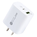 PD 20W USB-C/Type-C+QC 3.0 USB 介面快速充電器，規格：美國插頭