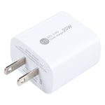 PD 20W USB-C/Type-C+QC 3.0 USB 介面快速充電器，規格：美國插頭