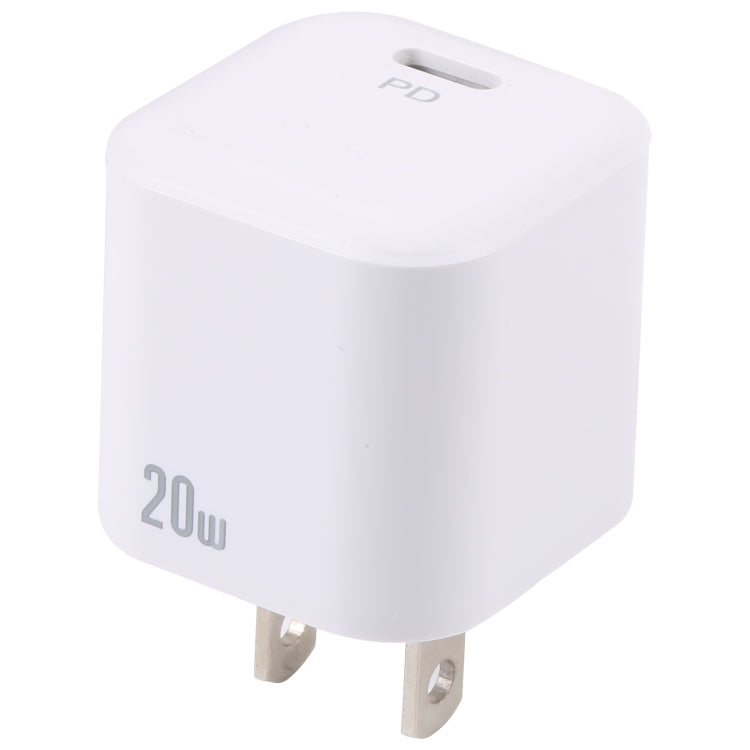 20W PD USB-C/Type-C 介面快充充電器，規格：美國插頭，美國插頭