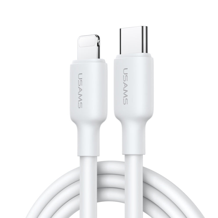USAMS US-SJ610 U84 PD20W USB-C / Type-C 轉 8 Pin 充電數據線，PD20W 8 Pin 1m