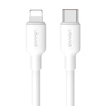 USAMS US-SJ610 U84 PD20W USB-C / Type-C 轉 8 Pin 充電數據線，PD20W 8 Pin 1m