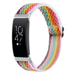 Buckle Wave Braided Nylon Watch Band, For Fitbit Charge 5, For Fitbit Inspire 2, For Fitbit Inspire