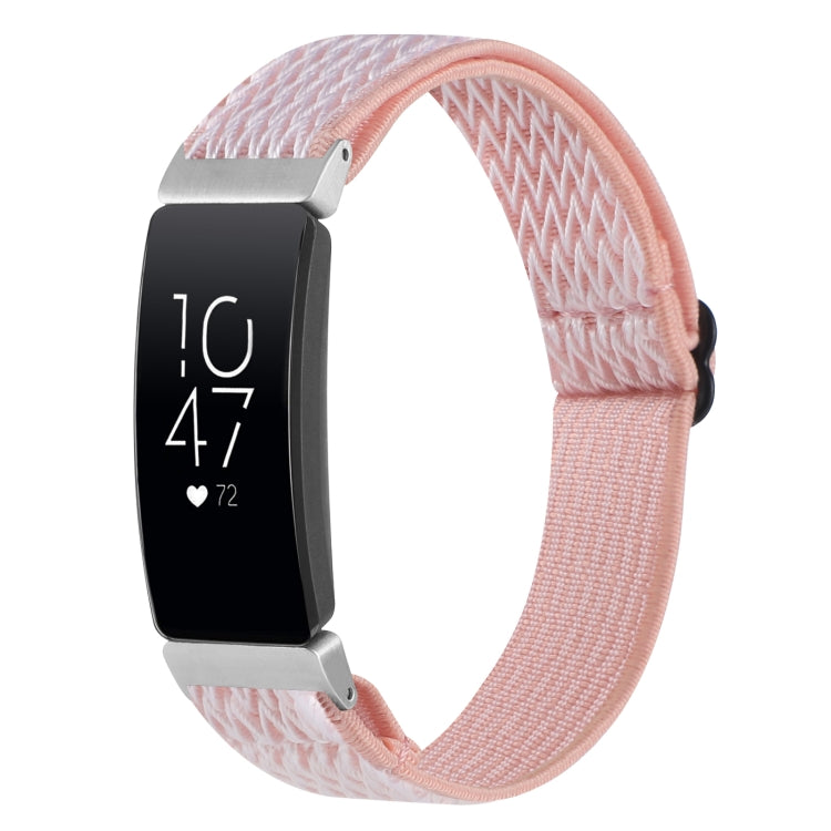 Buckle Wave Braided Nylon Watch Band, For Fitbit Charge 5, For Fitbit Inspire 2, For Fitbit Inspire