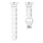 運動矽膠錶帶，適用於 Apple Watch Series 8&7 41mm，適用於 Apple Watch Series 8&7 45mm