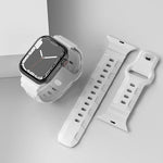 運動矽膠錶帶，適用於 Apple Watch Series 8&7 41mm，適用於 Apple Watch Series 8&7 45mm