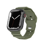 運動矽膠錶帶，適用於 Apple Watch Series 8&7 41mm，適用於 Apple Watch Series 8&7 45mm