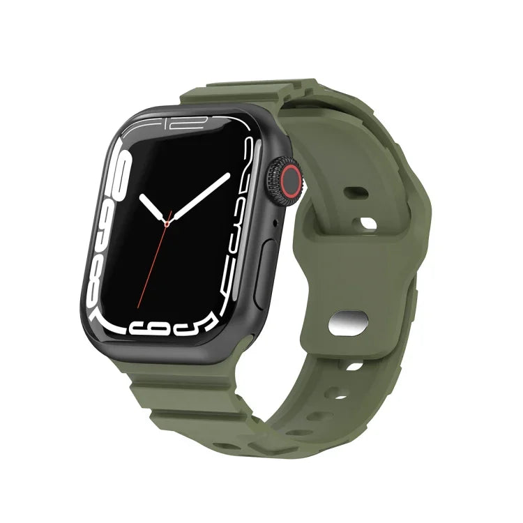 運動矽膠錶帶，適用於 Apple Watch Series 8&7 41mm，適用於 Apple Watch Series 8&7 45mm