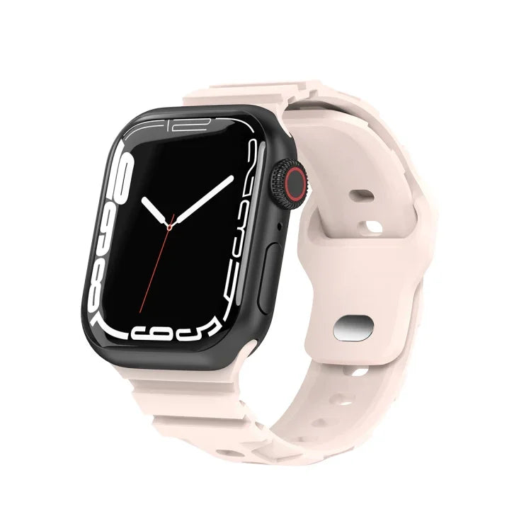 運動矽膠錶帶，適用於 Apple Watch Series 8&7 41mm，適用於 Apple Watch Series 8&7 45mm