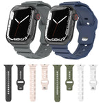 運動矽膠錶帶，適用於 Apple Watch Series 8&7 41mm，適用於 Apple Watch Series 8&7 45mm