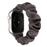 布料＋不鏽鋼髮圈錶帶，適用於 Apple Watch Series 7 41mm / 6 & SE & 5 & 4 40mm / 3 & 2 & 1 38mm，適用於 Apple Watch Series 7 45mm / 6 & SE & 5 & 4 44mm / 3 & 2 & 1 42mm，適用於 Apple Watch Series 8&7 41mm / SE 2&6&SE&5&4 40mm / 3&2&1 38mm