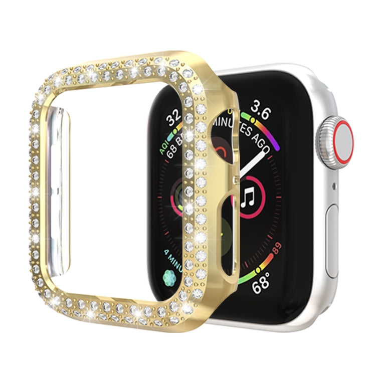 雙排鑽石 PC 保護殼，適用於 Apple Watch Series 6 / 5 / 4 / SE 2025 / 2023 / 2022 40mm，Apple Watch Series 3 & 2 & 1 42mm