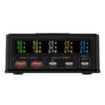868H 六合一 160W 三 PD Type-C + 兩 QC3.0 USB 埠多埠充電器，868H