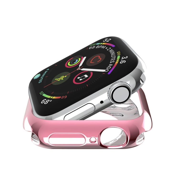 鍍膜 TPU 圓孔鏤空保護殼，適用於 Apple Watch Series 3 & 2 & 1 38mm，適用於 Apple Watch Series 6 / 5 / 4 / SE 2025 / 2023 / 2022 44mm