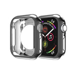 鍍膜 TPU 圓孔鏤空保護殼，適用於 Apple Watch Series 3 & 2 & 1 38mm，適用於 Apple Watch Series 6 / 5 / 4 / SE 2025 / 2023 / 2022 44mm