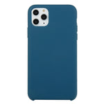 For iPhone 11 Solid Color Solid Silicone  Shockproof Case (Hibiscus Pink), For iPhone 11 Pro Max