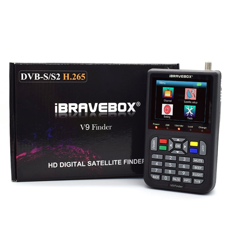 iBRAVEBOX V9 尋星數字衛星信號尋星儀，歐規插頭，澳規插頭，英規插頭