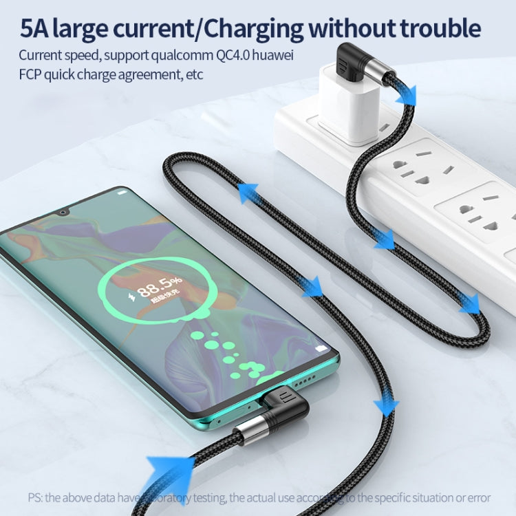 A9 30W USB-C/Type-C 轉 8 Pin 雙 L 形數據線，0.5m，1m，2m，3m