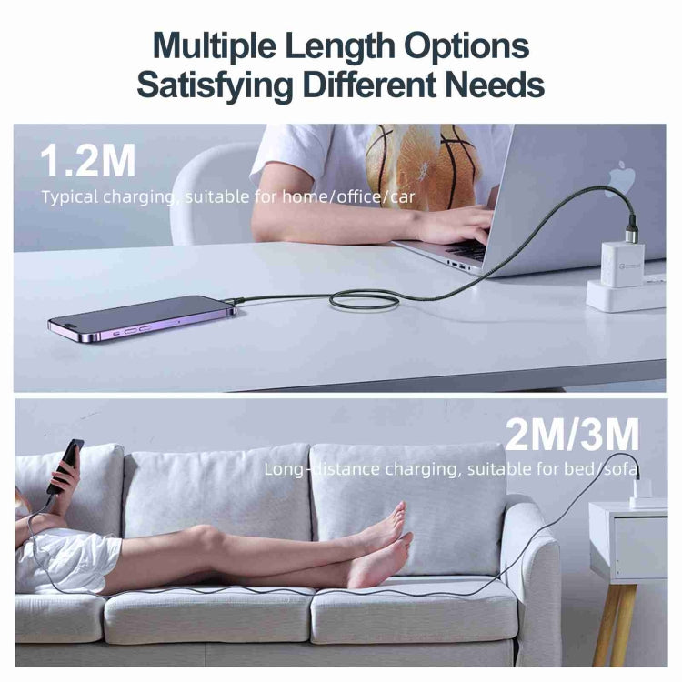 JOYROOM S-UL012A10 非凡系列 2.4A USB-A 轉 8 Pin 快充數據線，20W 8 Pin，1.2米