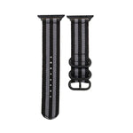 黑扣帆布錶帶，適用於 Apple Watch Series 8&7 41mm，適用於 Apple Watch Series 8&7 45mm