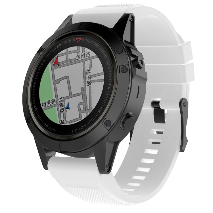 For Garmin Fenix 5X (26mm) Fenix3 / Fenix3 HR Silicone Replacement Wrist Strap Watchband
