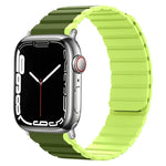 智慧磁吸矽膠錶帶，適用 Apple Watch Series 8&7 41mm，適用 Apple Watch Series 8&7 45mm