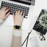智慧磁吸矽膠錶帶，適用 Apple Watch Series 8&7 41mm，適用 Apple Watch Series 8&7 45mm