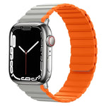 智慧磁吸矽膠錶帶，適用 Apple Watch Series 8&7 41mm，適用 Apple Watch Series 8&7 45mm