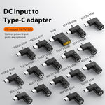 65W 直流輸入轉 USB-C / Type-C PD 電源轉接器，7.9x0.9毫米、7.4x0.6毫米，適用 Lenovo 方形接口，6.5x1.4毫米、6.3x3.0毫米、5.5x2.5毫米、5.5x2.1毫米、5.5x1.7毫米、5.5x1.0毫米、4.8x1.7毫米、4.0x1.7毫米、4.0x13.5毫米、4.5x0.6毫米、3.5x1.35毫米、2.5x0.7毫米、6.0x3.7毫米、3.0x1.1毫米