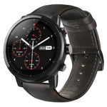 油蠟真皮錶帶，適用於Amazfit GTR 47mm / Pace / Stratos，Amazfit 2 Stratos，Ticwatch Pro / E2 / S2，Pebble第一代，Pebble Time