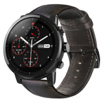 油蠟真皮錶帶，適用於Amazfit GTR 47mm / Pace / Stratos，Amazfit 2 Stratos，Ticwatch Pro / E2 / S2，Pebble第一代，Pebble Time