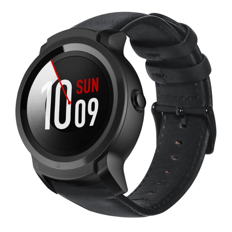 油蠟真皮錶帶，適用於Amazfit GTR 47mm / Pace / Stratos，Amazfit 2 Stratos，Ticwatch Pro / E2 / S2，Pebble第一代，Pebble Time