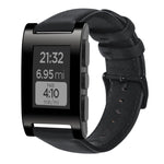 油蠟真皮錶帶，適用於Amazfit GTR 47mm / Pace / Stratos，Amazfit 2 Stratos，Ticwatch Pro / E2 / S2，Pebble第一代，Pebble Time