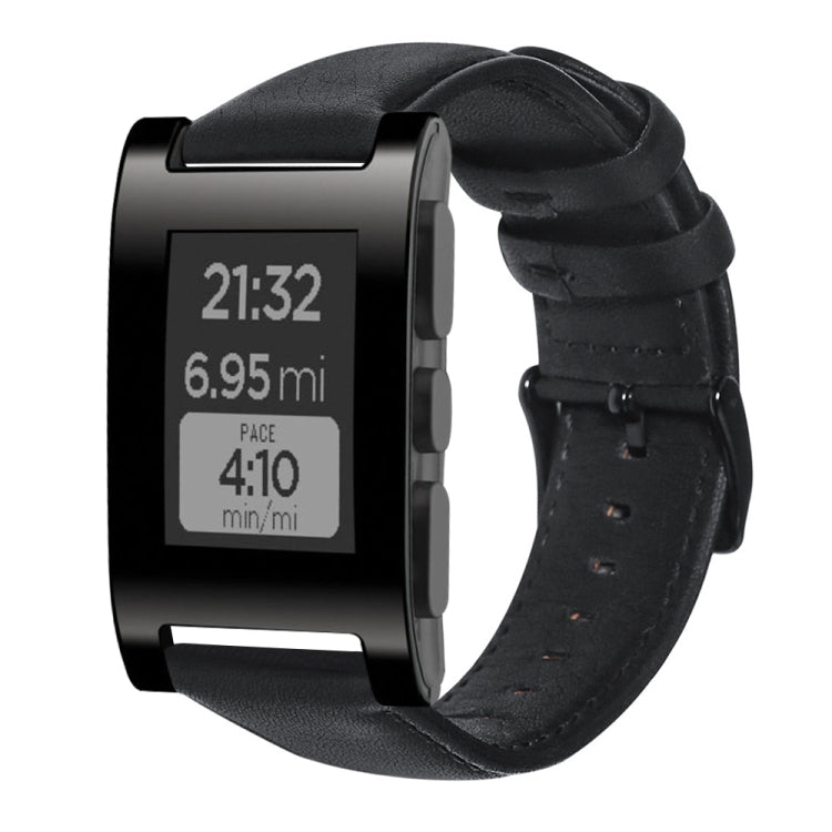油蠟真皮錶帶，適用於Amazfit GTR 47mm / Pace / Stratos，Amazfit 2 Stratos，Ticwatch Pro / E2 / S2，Pebble第一代，Pebble Time