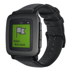 油蠟真皮錶帶，適用於Amazfit GTR 47mm / Pace / Stratos，Amazfit 2 Stratos，Ticwatch Pro / E2 / S2，Pebble第一代，Pebble Time