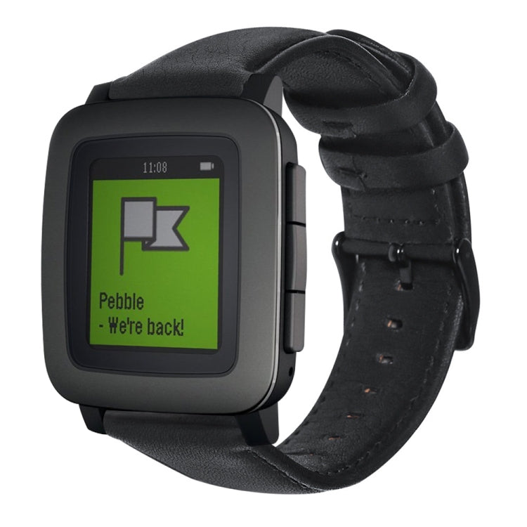 油蠟真皮錶帶，適用於Amazfit GTR 47mm / Pace / Stratos，Amazfit 2 Stratos，Ticwatch Pro / E2 / S2，Pebble第一代，Pebble Time