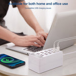 20 埠桌面 USB 充電站 HUB