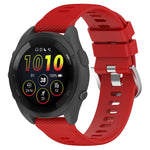 22mm Solid Color Silicone Watch Band, For Garmin Forerunner 265