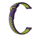 Two-colors Replacement Wrist Strap Watchband, For Garmin Fenix Chronos, For Garmin Vivoactive3